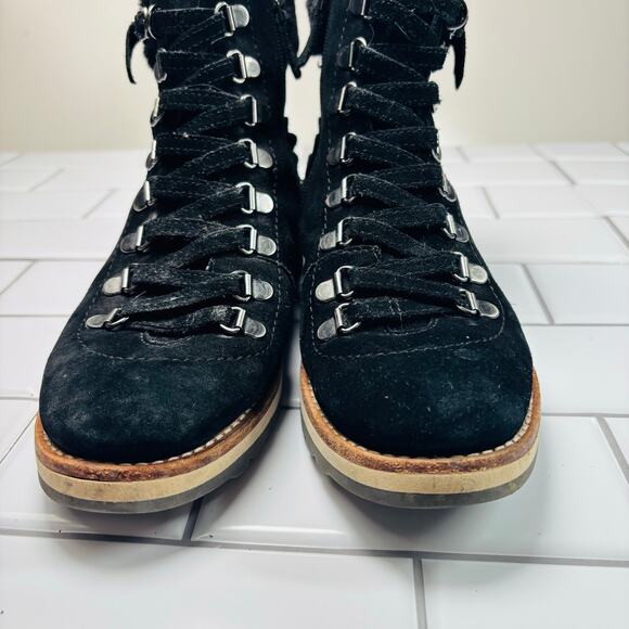 Kate Spade New York BLACK SPORT SUEDE Women's Maira Hiking Boot, US 6 M - Picture 8 of 11